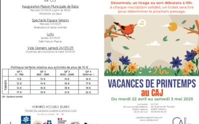 Vacances de Printemps 2025