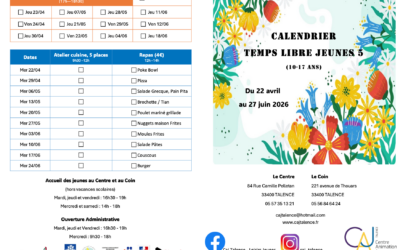 Temps Libre Jeunes 5 2026